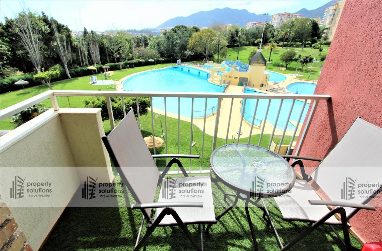 127 Jupiter Estudio. Vista Al Jardin Y La Piscina. Benalmádena Kültér fotó