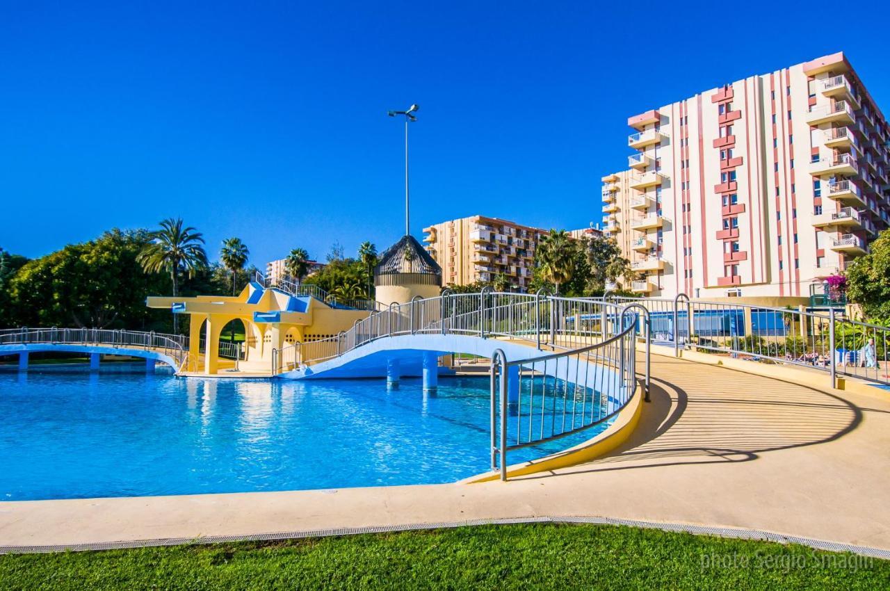127 Jupiter Estudio. Vista Al Jardin Y La Piscina. Benalmádena Kültér fotó